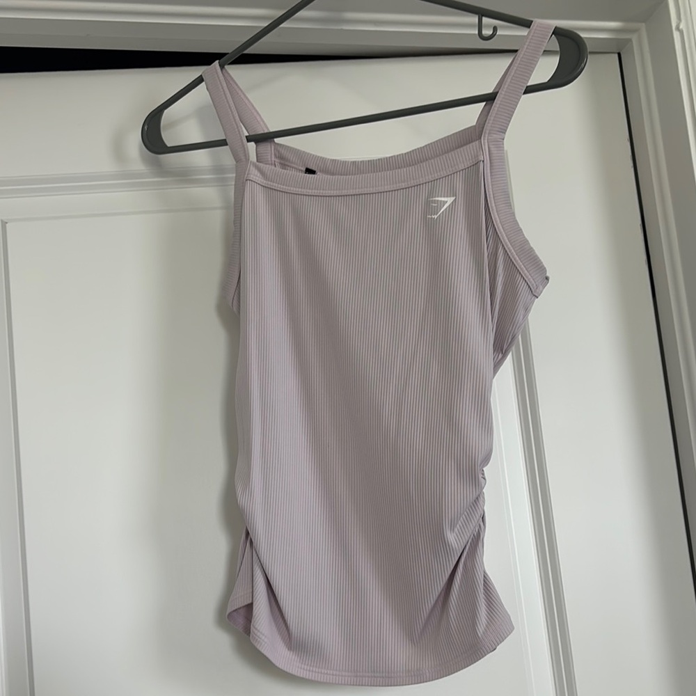 Gymshark Women's baby pink Tank Top